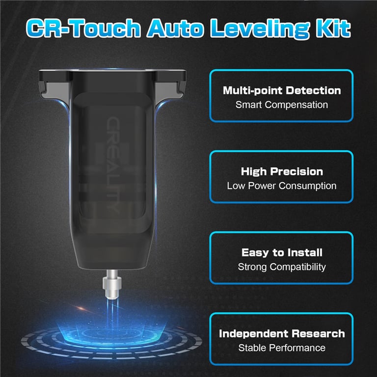 CREALITY CR Touch Auto Leveling Kit - Enhanced Printing Precision, Compatibility with Ender 3, Ender-3 Pro, Ender-3 V2, Ender 5, and CR-10, Reliable Auto Leveling Function, Durable Construction, Seamless Printing Experience, Easy Installation Instructions Included