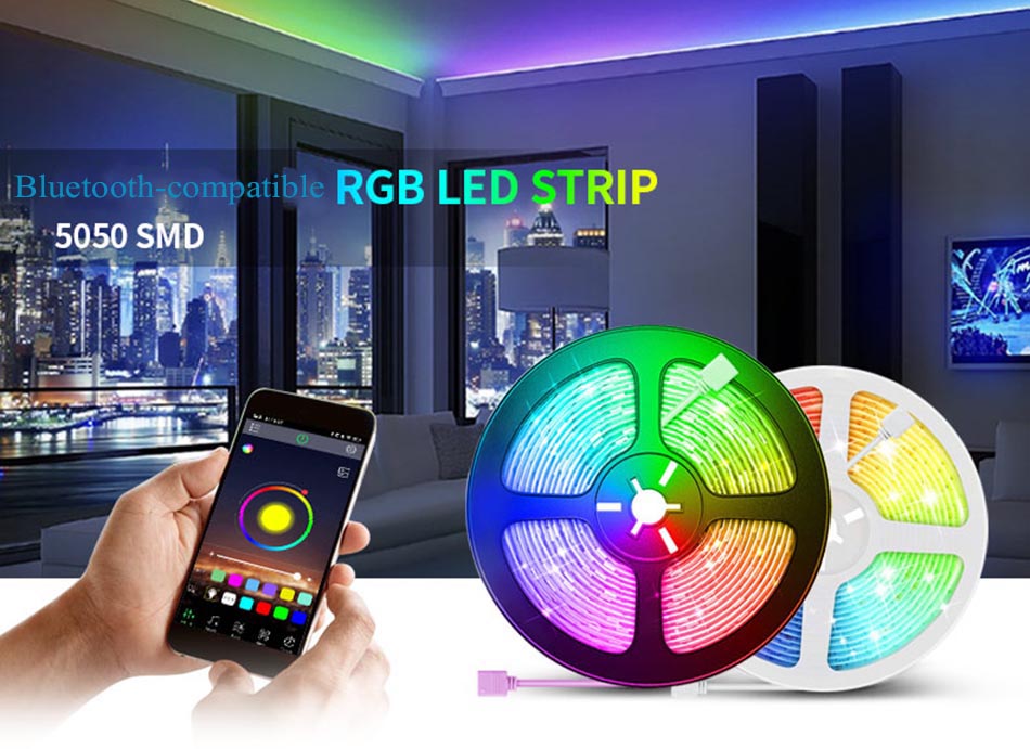 Cutting-Edge 12V 24V LED Strip WIFI RGB RGBW Controller with Android IOS APP Bluetooth Magic Home IR Control - Seamless Connectivity Customizable Lighting Effects Remote Control Enhanced RGB RGBW LED Strip Experience