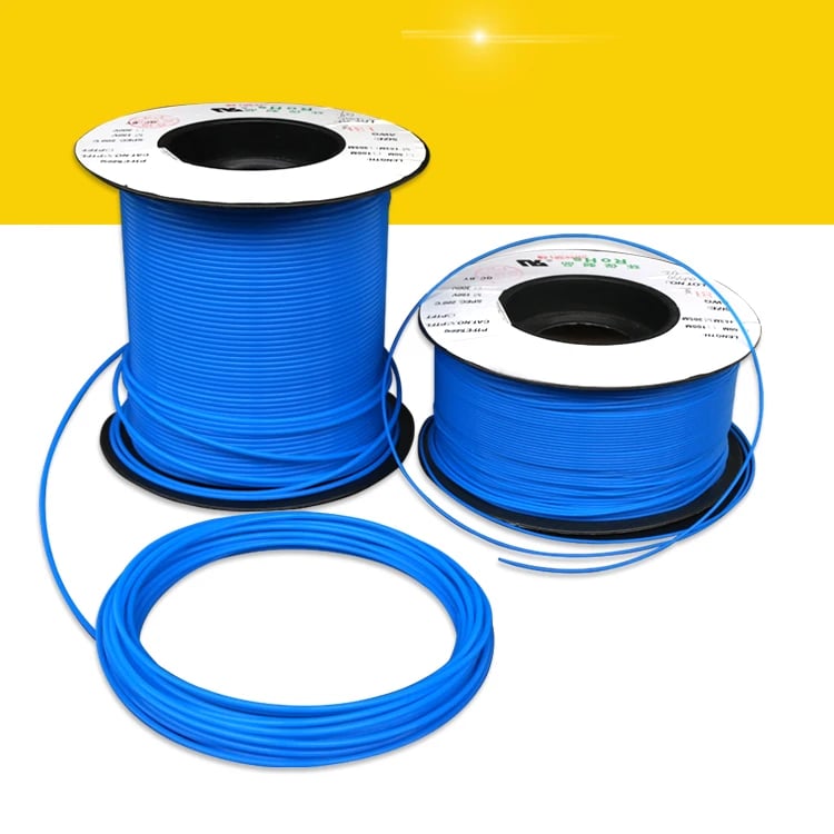 High-Quality F46 PTFE Tube with Capillary Heat Protector for Industrial Applications - Durable, Heat Resistant, and High Voltage Insulation - Rigid Construction for Stability - Sizes from 1M to 30L Available