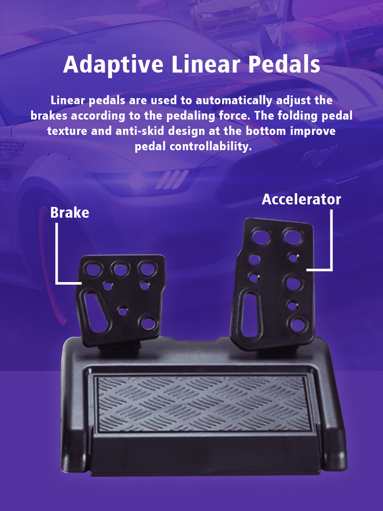 Realistic Racing Steering Wheel Vibration Controller for Switch, Xbox, PC, PS4 - Precision Control and Adjustable Sensitivity for Immersive Gaming Experience - Durable Construction for Long-Lasting Performance