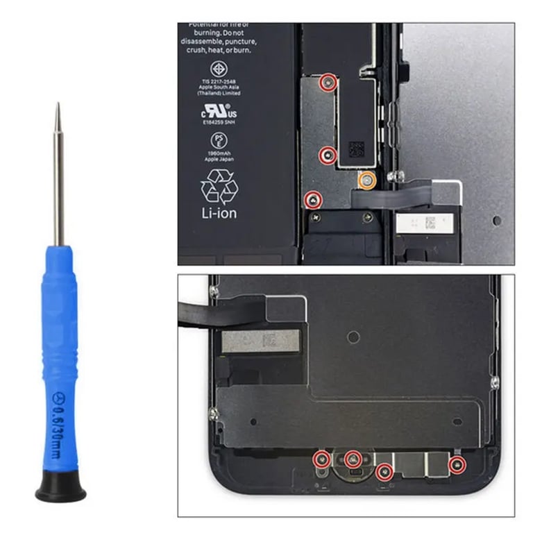 Professional 40-Piece Mobile Phone Repair Tool Set with High-Quality Materials, Skid-Proof Design, and Compact Portability - Ideal for iPhone Disassembly and Repair - Screwdrivers, Pry Tools, Multi-Function Kit for Screen and Battery Replacement - Sturdy, Reliable, and Versatile