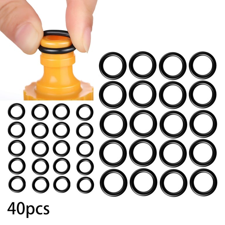 Premium Rubber O Ring Set for High-Pressure Washers - Durable, Flexible, and Leak-Free - Includes Various Sizes (1 inch, 4 inch, 3/8 inch) - Compatible with M22 Quick Disconnect Fittings - Easy Installation and Universal Compatibility for Versatile Maintenance