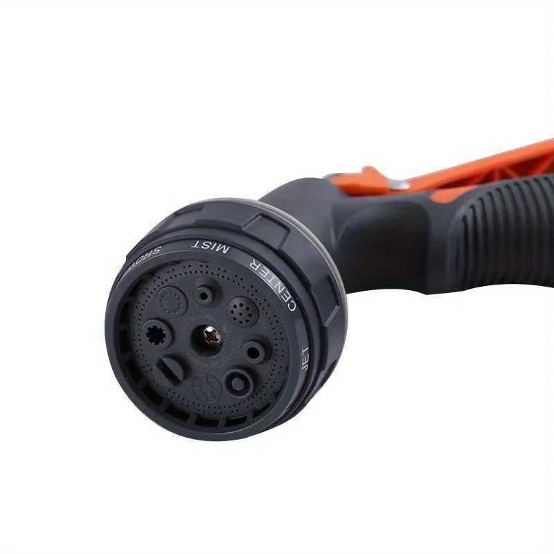 High-Quality Adjustable Spray Patterns Garden Hose Nozzle with Durable TPR Construction - Corrosion Resistant Water Gun for Versatile Use in Watering Plants, Washing Cars, and More - Ergonomic Design with Non-Slip Grip and Glue Spray Feature for Precise Control - Multi-Purpose Cleaning Tool
