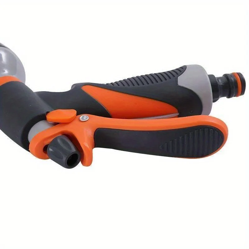 High-Quality Adjustable Spray Patterns Garden Hose Nozzle with Durable TPR Construction - Corrosion Resistant Water Gun for Versatile Use in Watering Plants, Washing Cars, and More - Ergonomic Design with Non-Slip Grip and Glue Spray Feature for Precise Control - Multi-Purpose Cleaning Tool