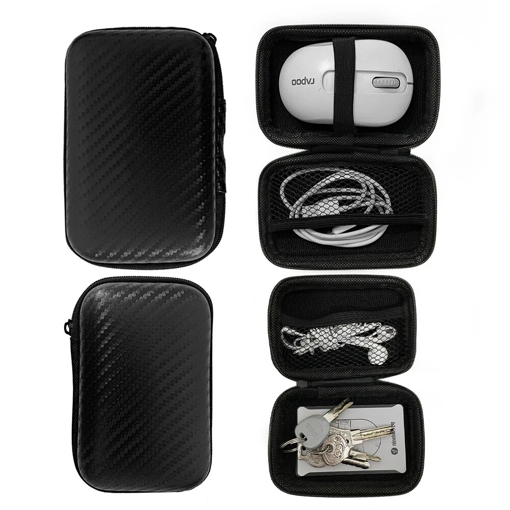 Carbon Fiber Pattern Car Repair Tool Kit Storage Bag with Secure Zipper Closure and Terminal Removal Organizer - Portable and Compact Organizer for Organized Tool Storage