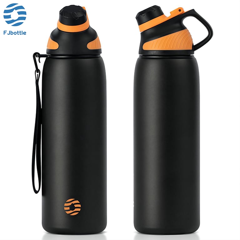 FEIJIAN LKG Thermos Double Wall Vacuum Flask - Premium Quality Stainless Steel Insulated Travel Mug for Hot and Cold Drinks - Leak-Proof Design, Portable and Convenient - Easy to Clean Wide Mouth - Multipurpose Water Bottle for Gym, Office, and Outdoor Activities