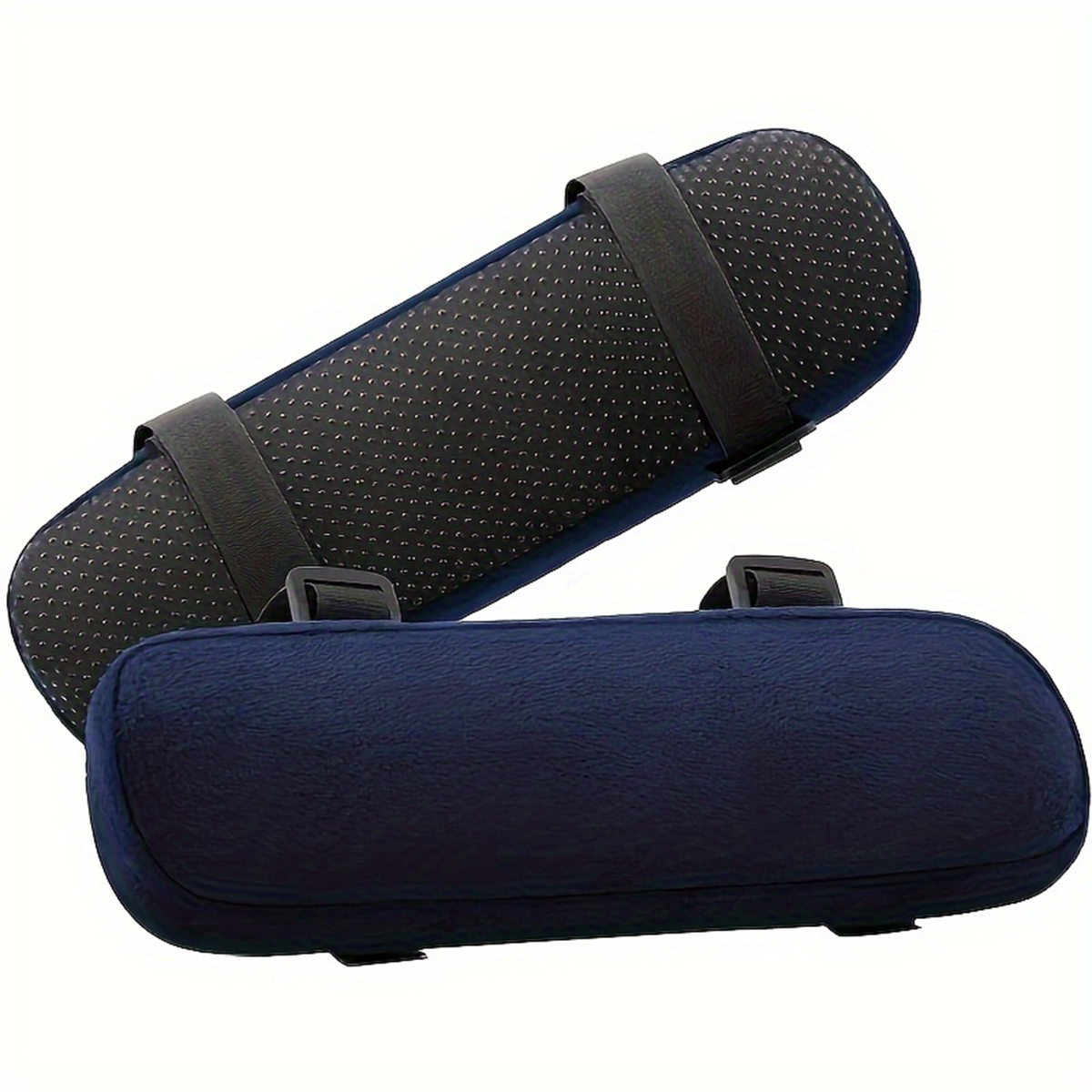 2PCS Soft Armrest Cushion Set with Removable Washable Covers - Universal Fit Arm Support for Office and Home Chairs, PP Sponge Foam Material, Adjustable Straps for Easy Installation, Durable and Long-Lasting Elbow Cushions to Reduce Pressure and Enhance Comfort
