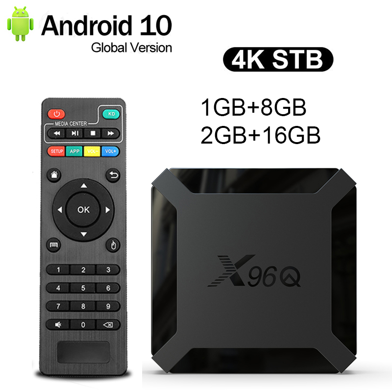 Hot X96Q Android 10.0 Fast Smart TV Box with Allwinner H313 Quad Core Processor, 4K Resolution, 2GB RAM, 16GB Storage, Android 10.0 OS, HDMI/Wi-Fi/Ethernet/Bluetooth Connectivity, Fast Shipping - Stream, Game, Browse in Style!