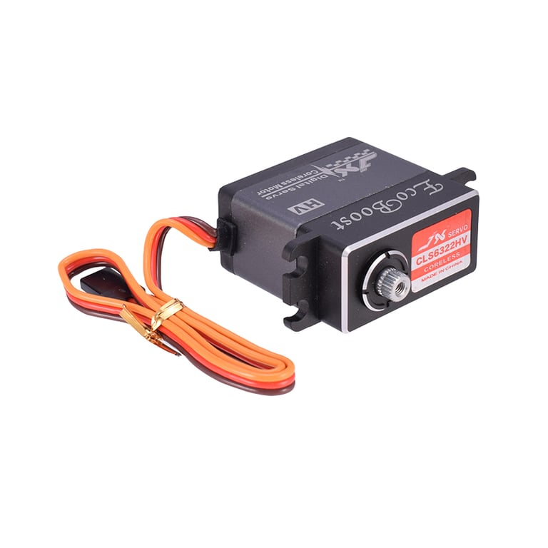 JX Servo CLS6322HV Precision Performance 21KG Torque 180-Degree Rotation Metal Gear Coreless Digital High Voltage RC Servo for Helicopters and Cars - Durable Construction, Fast Response Time, Easy Installation