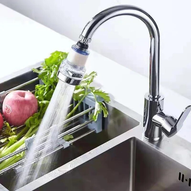 Baokemo 360 Rotating Water Purifier Filter Tap with Universal Compatibility, Effective Filtration, Durable Construction, and Easy Installation for Kitchen, Bathroom, and Shower Use