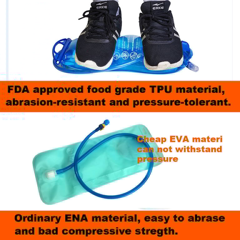 NEWBOLER BPA-Free 2L/3L Water Bladder Reservoir for Hydration Vest - Leak-Proof, Easy to Use, Durable, Perfect for Running, Hiking, Cycling - Wide Opening, Quick-Release Tube, Lightweight Design