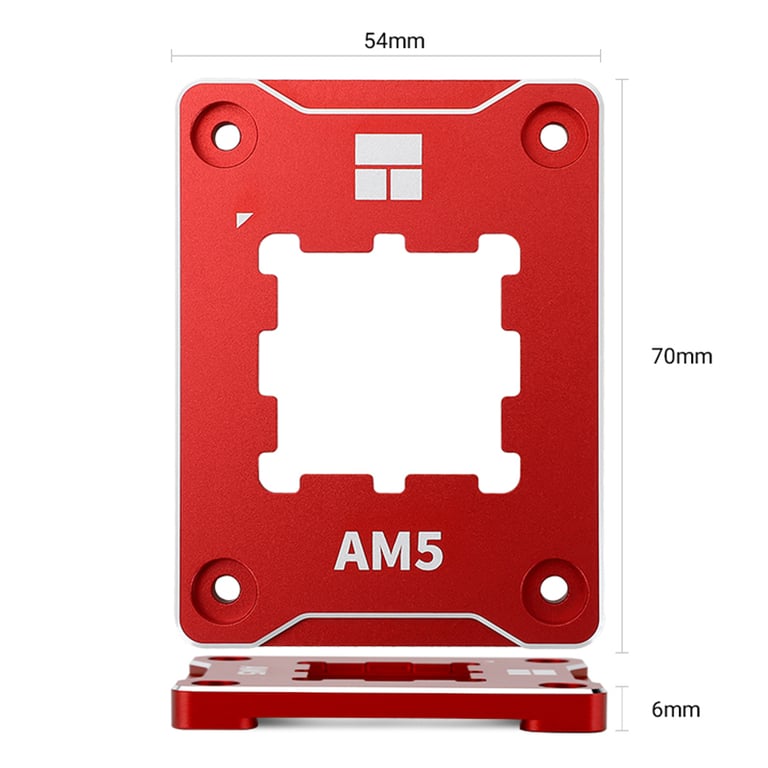Thermalright AMD AM5 Secure Frame BCF CPU Bending Correction Fixed Buckle - CNC Aluminum Alloy, Easy Installation, Bending Correction, Anti-Off Protector, Compatible with AMD AM5 Processors, Durable and Reliable, Screwdriver Included, User-Friendly Design, Protects CPU from Damage