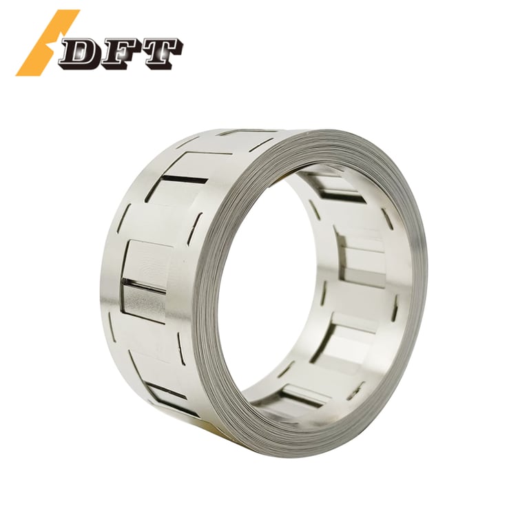 High-Quality Nickel Plated Battery Spot Welding Strips 10M 2P - 0.15x27mm - 20.2mm Spacing for 18650/21700 Cells - DIY Battery Pack Assembly - Excellent Conductivity and Durability - Versatile and Easy-to-Use Strips for Hobbyists and Professionals