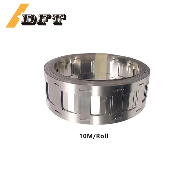 High-Quality Nickel Plated Battery Spot Welding Strips 10M 2P - 0.15x27mm - 20.2mm Spacing for 18650/21700 Cells - DIY Battery Pack Assembly - Excellent Conductivity and Durability - Versatile and Easy-to-Use Strips for Hobbyists and Professionals