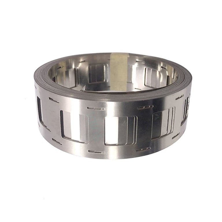 High-Quality Nickel Plated Battery Spot Welding Strips 10M 2P - 0.15x27mm - 20.2mm Spacing for 18650/21700 Cells - DIY Battery Pack Assembly - Excellent Conductivity and Durability - Versatile and Easy-to-Use Strips for Hobbyists and Professionals