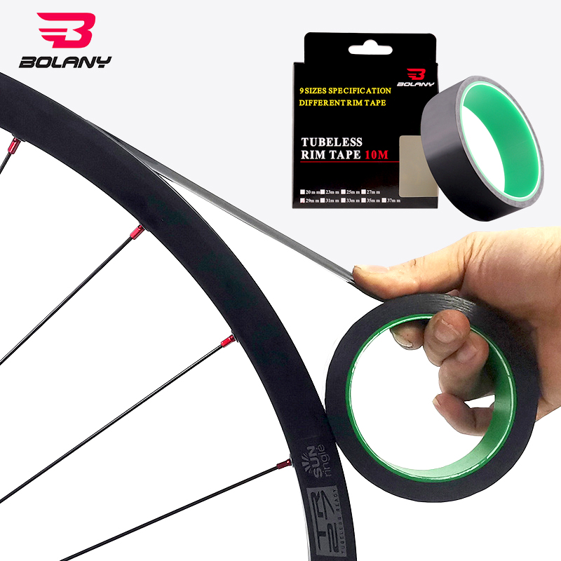 Durable and Elastic Bicycle Tubeless Rim Tape for High-Pressure Tires - Multiple Width Options (18mm-35mm) - Easy Installation Vacuum Ring Lining Belt - Long-Lasting Seal for Smooth Rides - Value Pack of 10 Meters for Multiple Tires and Rims - Cycling Tire Pad Tape Solution