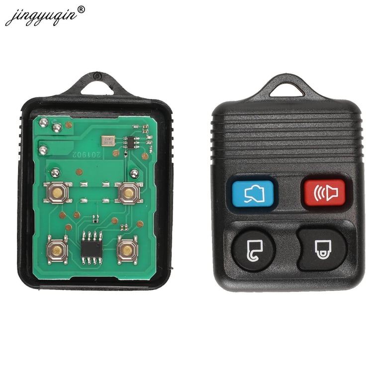 High-Quality Replacement 3/4 Button Remote Car Key Transit Keyless Entry Fob for Ford Mazda 315MHz/433mhz Frequency Easy Programming Durable Construction