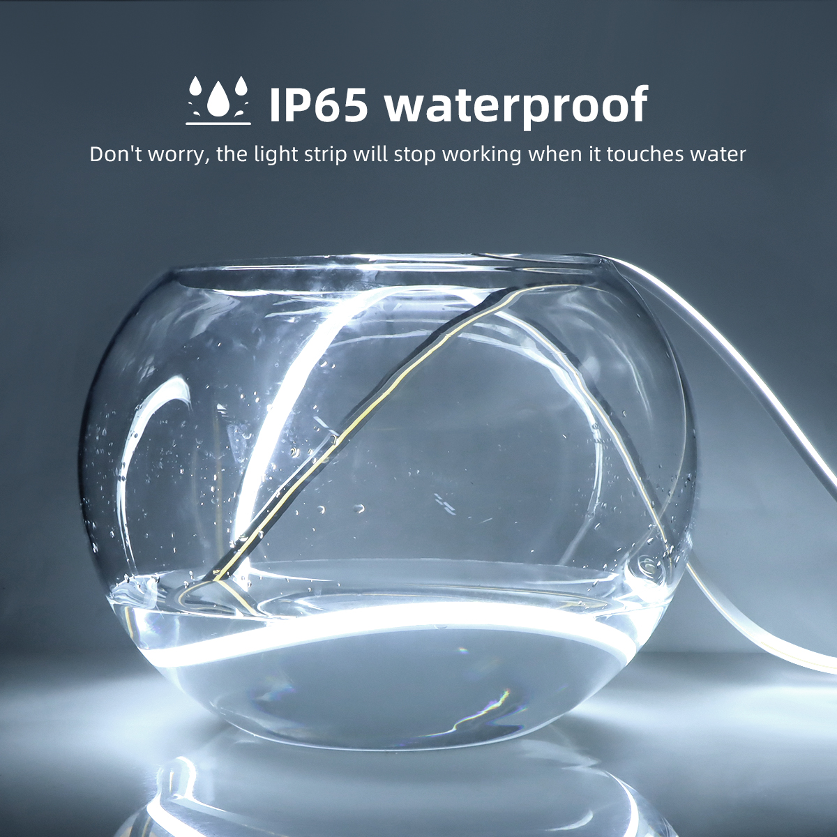 High-Quality COB Neon LED Strip Light with Tuya Smart WiFi Control, 320 LEDs per Meter, Silica Gel Tube for Protection, Versatile Backlighting Solution, Easy Installation and Customization - Ideal for Indoor/Outdoor Use, Mood Lighting, Kitchen Cabinets, and More