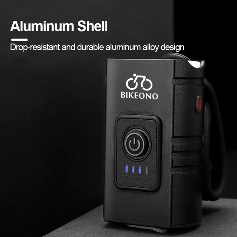 1000 Lumens T6 LED USB Rechargeable Bicycle Light with Versatile Mounting Options, Durable Construction, and Multiple Lighting Modes for Safe Cycling in Low-Light Conditions