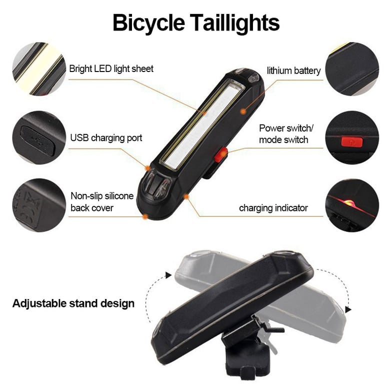 1000 Lumens T6 LED USB Rechargeable Bicycle Light with Versatile Mounting Options, Durable Construction, and Multiple Lighting Modes for Safe Cycling in Low-Light Conditions