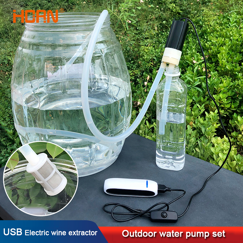 High-Flow DIY Electric Wine Pump with USB Interface for Quick and Efficient Liquid Transfer - Miniature Peristaltic Dosing Pump with Gentle Hose Technology for Food and Beverage Applications - Versatile Tool for Home Brewing and Laboratory Experiments