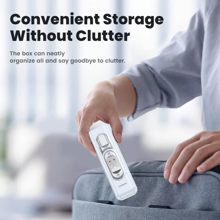 Toocki PD60W USB C to Type C Cable - 5-in-1 High-Speed Charging Set for iPhone 15 Pro Max, Samsung S23, Xiaomi - Durable, Portable, Universal Compatibility