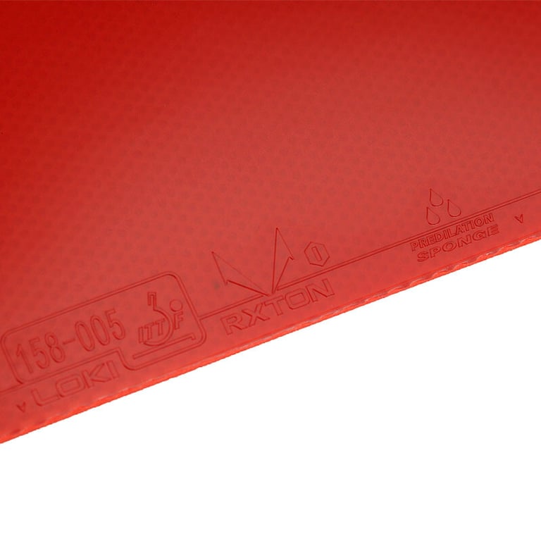 LOKI RXTON-1 Table Tennis Rubber - Premium Allround Performance with Enhanced Spin Capability and Professional-Grade Quality for Competitive Players. Durable, High-Quality Rubber with Optimal Sponge Thickness for Speed and Control, Approved by ITTF