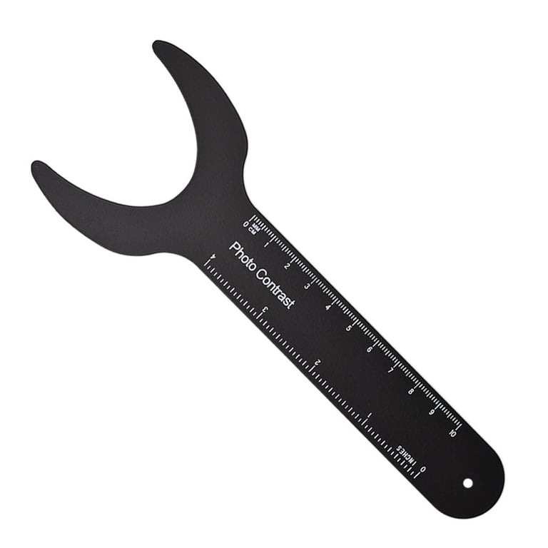 Dental Orthodontic Metal Cheek Plates Set of 6 | Black Background Photo Image Contrast Board for Accurate Measurements | Autoclavable and Durable | High-Visibility Tool for Diagnosis and Treatment Planning in Dental Clinics