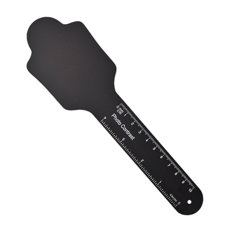 Dental Orthodontic Metal Cheek Plates Set of 6 | Black Background Photo Image Contrast Board for Accurate Measurements | Autoclavable and Durable | High-Visibility Tool for Diagnosis and Treatment Planning in Dental Clinics