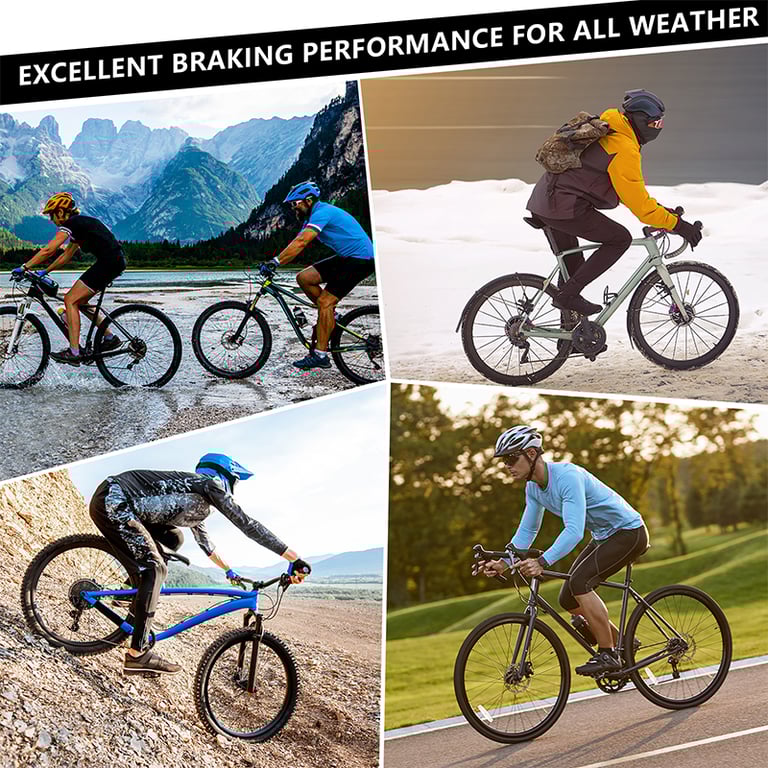 BUCKLOS Resin Disc Brake Pad for SHIMANO B01S Hydraulic Brake System - Durable MTB Brake Pads for B03S B05S - Easy Installation & Optimal Performance - Heat Dissipation for Enhanced Safety - Compatible with Mountain Bikes - Long-Lasting Performance and Reliable Braking Power