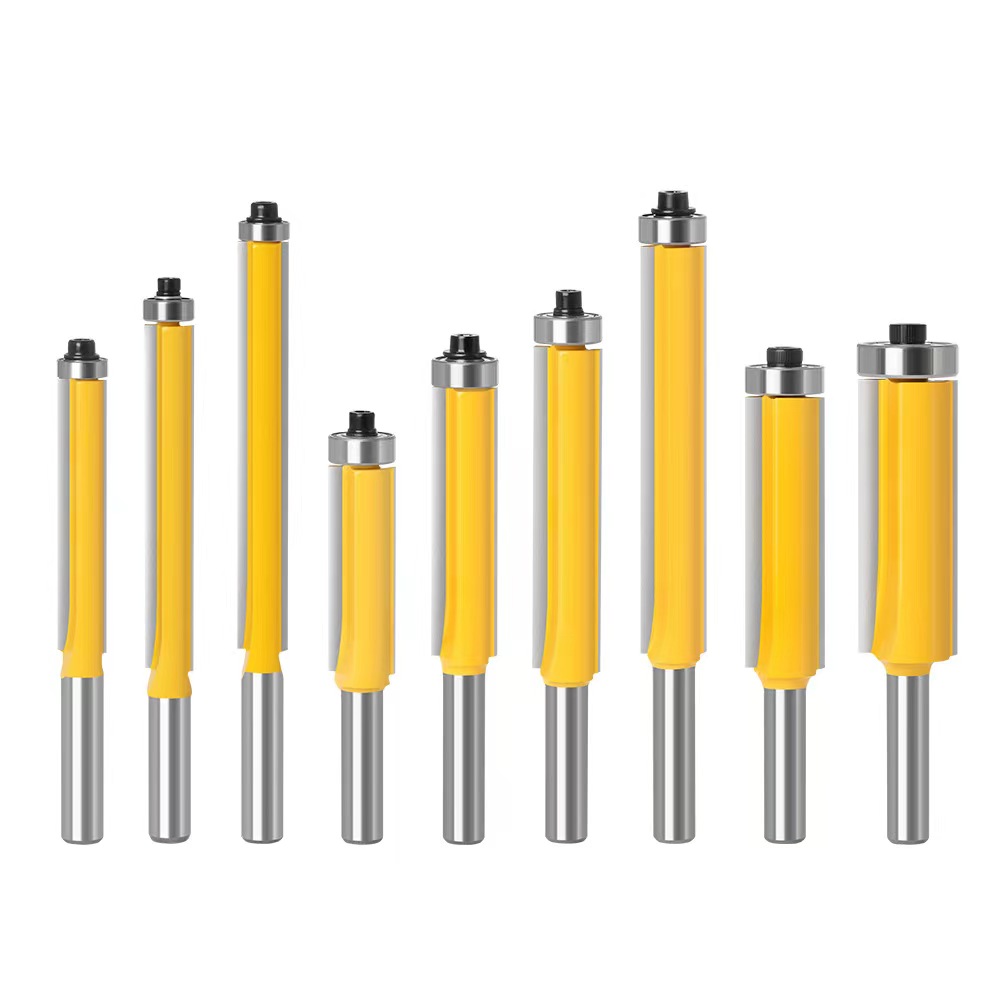 Long Shaft Router Premium Quality Tungsten Carbide Long Blade Router Bit with Flush Trim ...