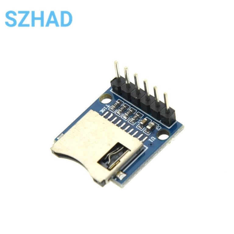 Compact and Reliable TF Micro SD Card Module for Arduino, ARM, and AVR Microcontrollers - Easy-to-Use Memory Storage Solution with Stable Data Transfer and Durable Construction - Mini Size for Tight Spaces and Long-Term Projects