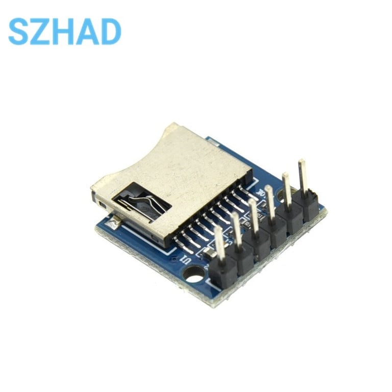 Compact and Reliable TF Micro SD Card Module for Arduino, ARM, and AVR Microcontrollers - Easy-to-Use Memory Storage Solution with Stable Data Transfer and Durable Construction - Mini Size for Tight Spaces and Long-Term Projects