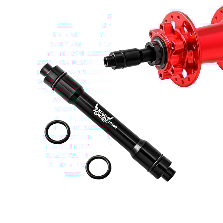 MUQZI Thru Axle Adapter 12mm to 9mm Conversion Kit for MTB and Road Bikes - Durable Construction, Easy Installation, Wide Compatibility, Smooth Performance - Convenient Solution for Quick Release Conversion and Versatile Axle Sizes (110mm, 135mm, 142mm, 148mm)