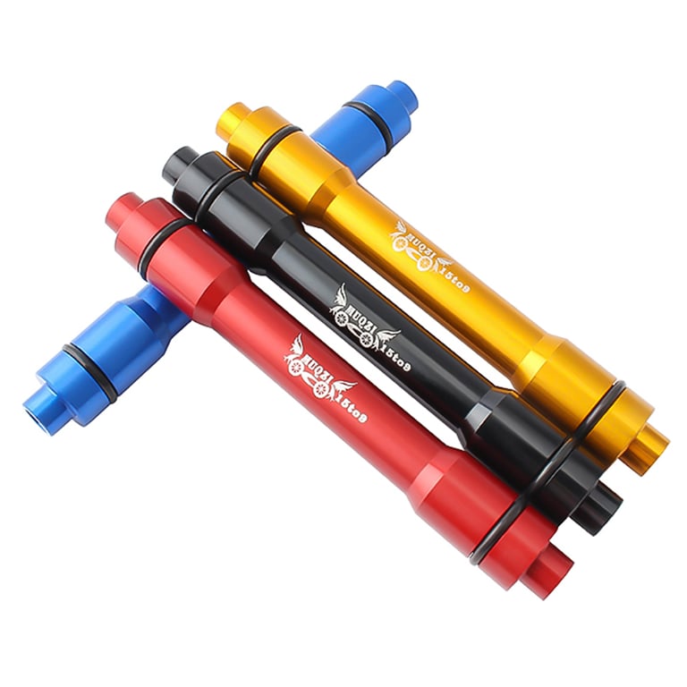 MUQZI Thru Axle Adapter 12mm to 9mm Conversion Kit for MTB and Road Bikes - Durable Construction, Easy Installation, Wide Compatibility, Smooth Performance - Convenient Solution for Quick Release Conversion and Versatile Axle Sizes (110mm, 135mm, 142mm, 148mm)