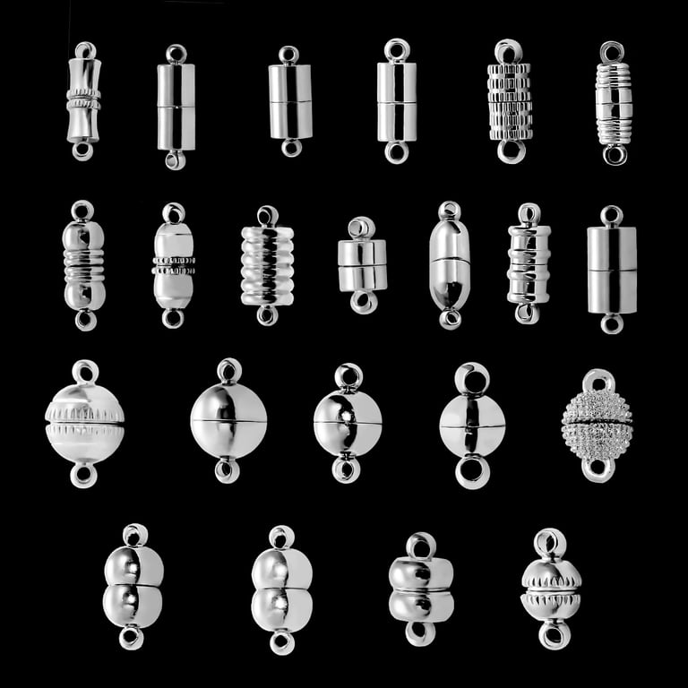Premium Strong Magnetic Clasps Set for DIY Bracelet and Necklace Projects - Secure Closure, Easy to Use, Durable Construction - Ideal for Extending and Styling Jewelry Pieces - Create with Confidence and Style