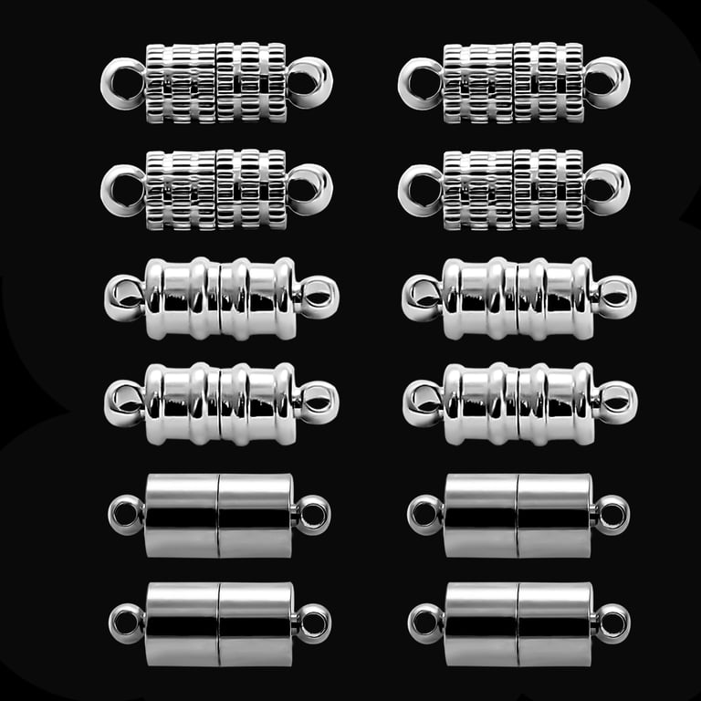Premium Strong Magnetic Clasps Set for DIY Bracelet and Necklace Projects - Secure Closure, Easy to Use, Durable Construction - Ideal for Extending and Styling Jewelry Pieces - Create with Confidence and Style