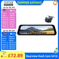 70mai Rearview Dash Cam S410 - 2K Front & 1080P Rear Cameras, 9.35" Mirror Display, Supercapacitor, Parking Monitoring, Collision Detection, User-Friendly Design - Crystal Clear Video Quality & Advanced 24/7 Protection for Your Vehicle