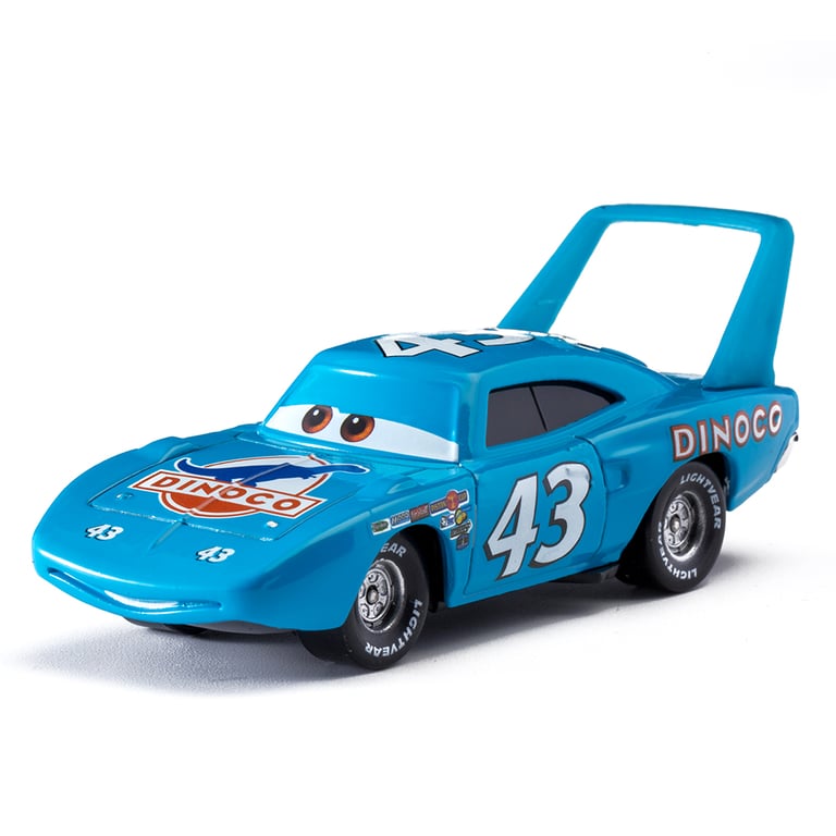 Disney Pixar Cars 3 Diecast Metal Alloy Model Cars Set - Lightning McQueen, Jackson Storm, The King, and Mater 1:55 Scale - Highly Detailed Collectible Set for Kids - Durable Construction for Rough Play - Enhances Imaginative Play - Perfect Gift for Young Fans and Collectors