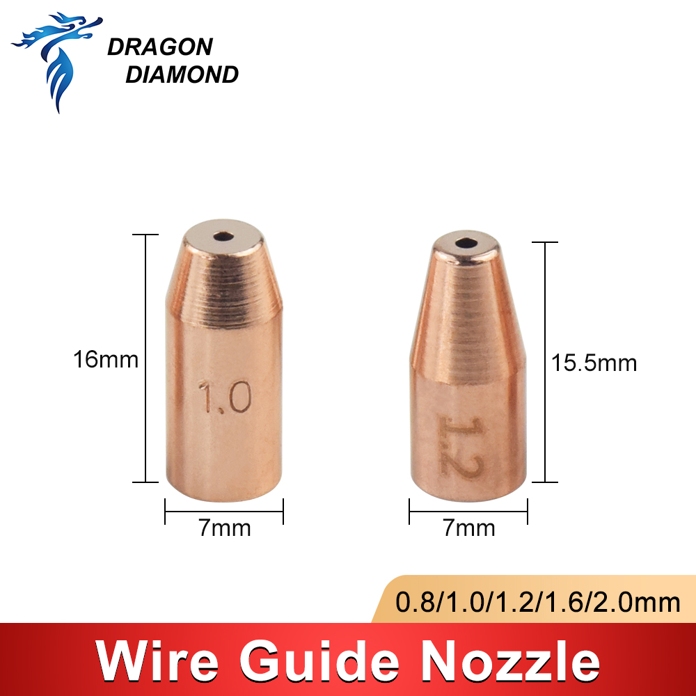 High-Quality 0.8/1.0/1.2/2.0 Laser Welding Nozzle for M5 TIG Machines - Durable Heat-Resistant Material, Precision Design, Easy Installation & Versatile Application in Automotive, Aerospace & Manufacturing Industries