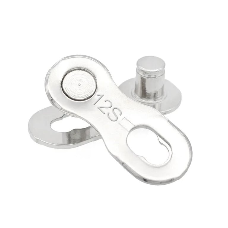 5 Pairs of Durable Steel Bicycle Chain Link Connectors for 12-Speed Mountain Bikes - Quick Master Links for Smooth Gear Shifting and Easy Maintenance - Pack of Reliable Magic Buttons for Seamless Connection and Secure Performance During Cycling Adventures