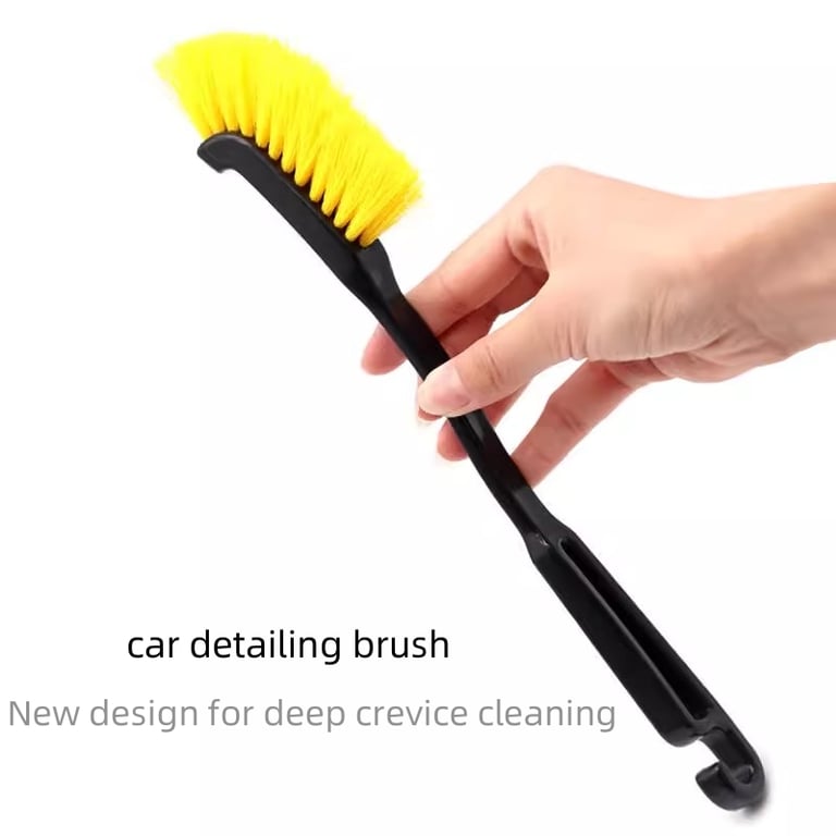 Premium Car Tire Wheel Rim Cleaning Brush Detailing Kit with Towels - Durable Universal Set for Efficient Cleaning, Ergonomic Design, Complete Solution for Cars, Trucks, SUVs, Motorcycles - Removes Dirt, Grime, Brake Dust - Long-Lasting and Versatile Automotive Accessory