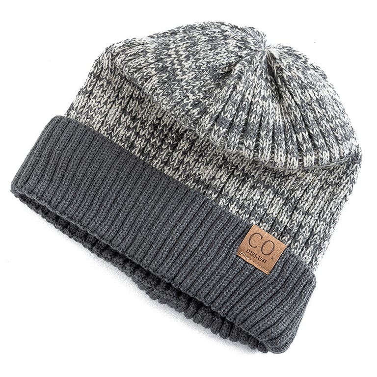 Luxurious Two-Tone Fur-Lined Unisex Winter Hats with High-Quality Knitted Construction - Stay Warm in Style with Trendy Beanie Caps for Men and Women - Casual and Versatile Cold Weather Accessories for Fashion-Forward Individuals