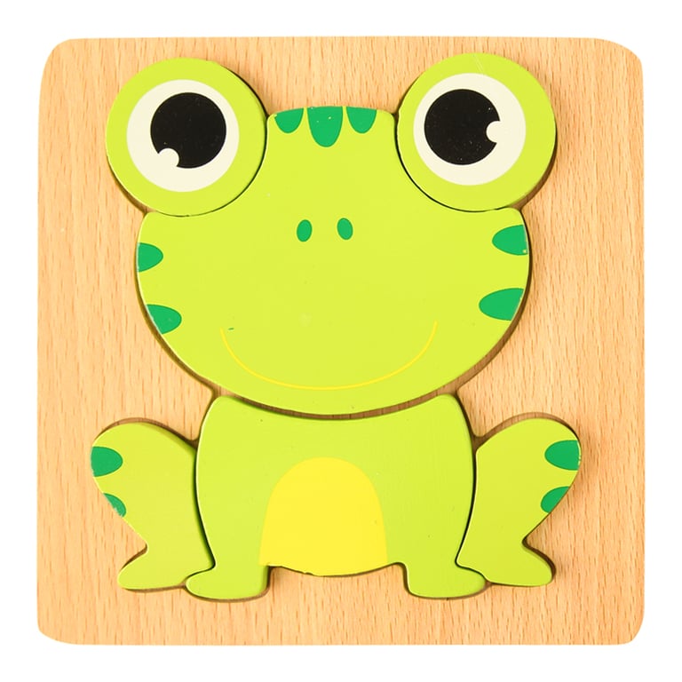 Baby Cartoon Animal Traffic Jigsaw Puzzle - High-Quality Wooden 3D Puzzle for Kids, Interactive Early Learning Cognition Game with Cute Animal Designs, Perfect Gift for Children Ages 3 and Up, Stimulates Cognitive Development, Enhances Social Skills and Problem-Solving Abilities