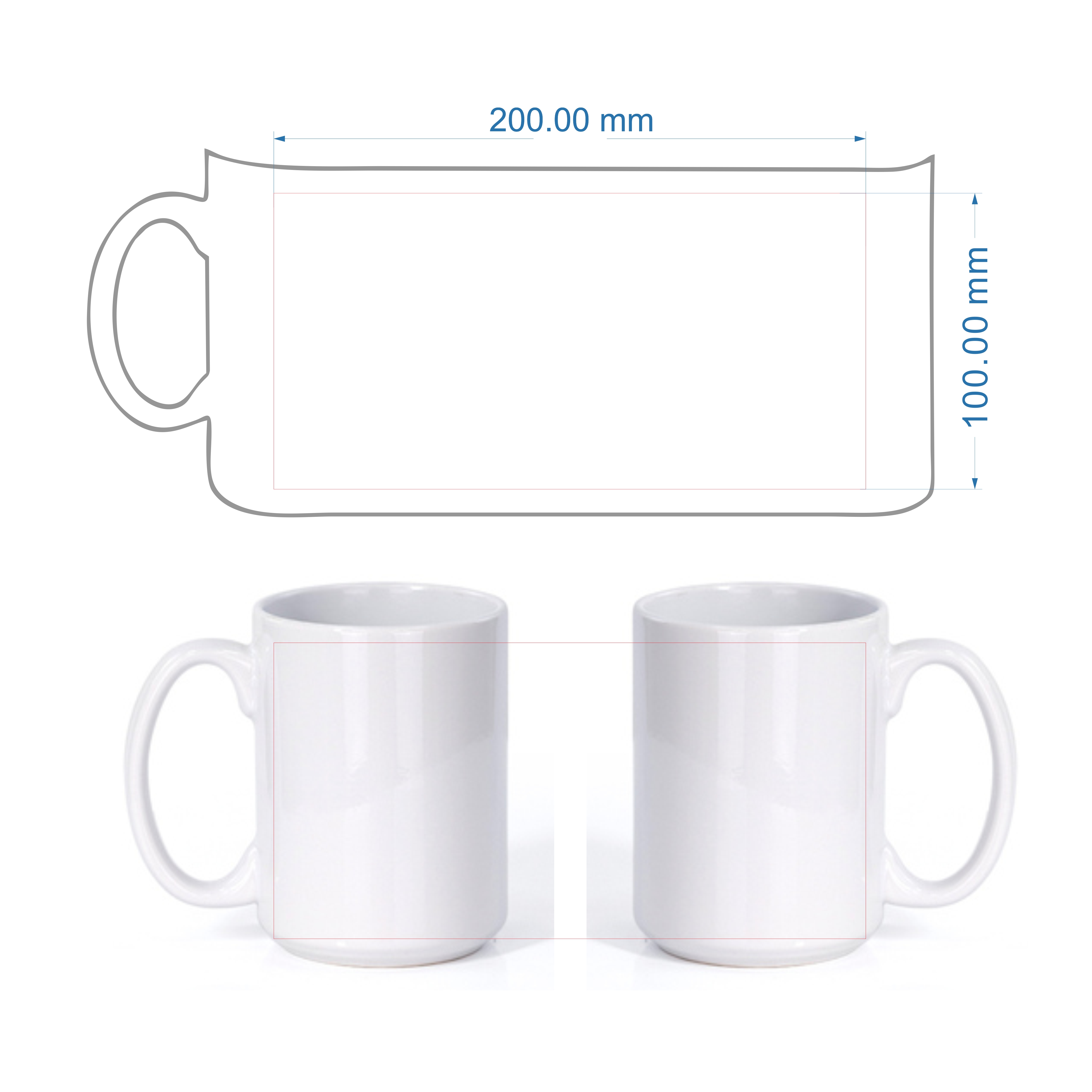 Personalized 450ML Ceramic Mug - Custom Print Picture, High-Quality Materials, Perfect Size, Cute Gift Idea - Ideal for Coffee, Tea, Milk - Durable and Versatile Drinkware for Everyday Use