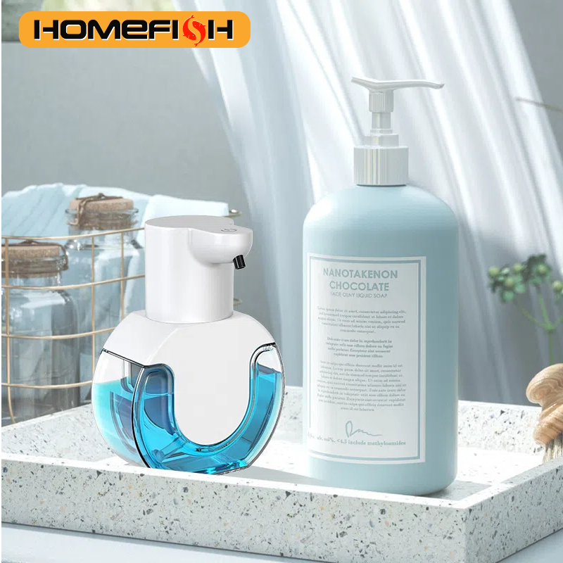 Touchless Motion Sensor Soap Dispenser with Large Capacity and Wall-Mounted Design - Liquid/Foam Model for Hygienic Handwashing in High-Traffic Areas - Easy to Install and Refill, Sleek Modern Design for Cleanliness and Elegance