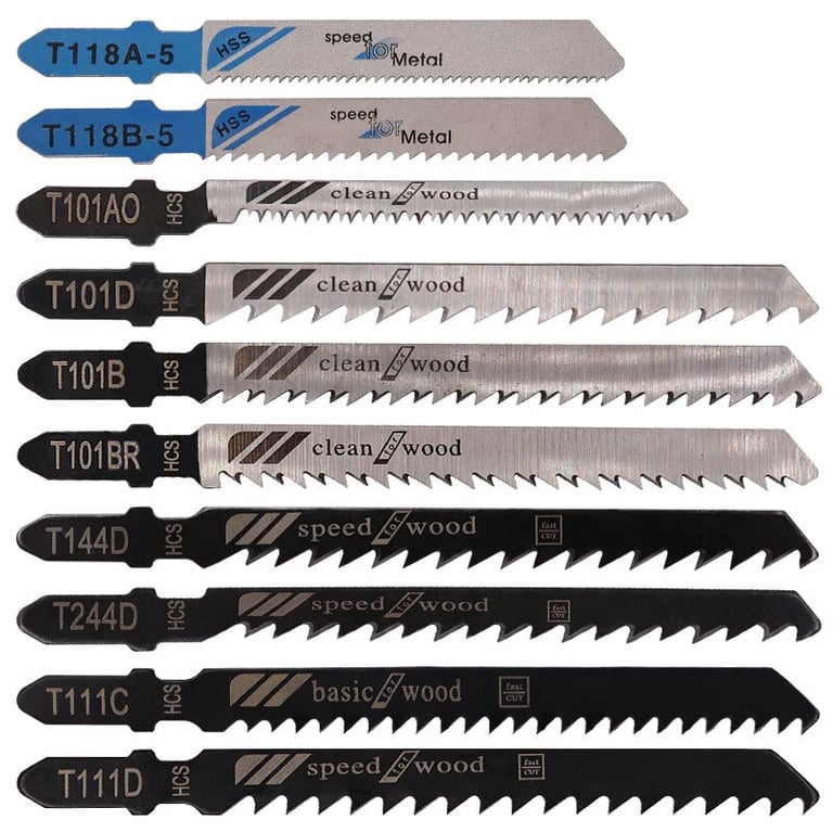 10PCS Electric Saw Blades for Woodworking, Metal, and Plastic - Durable Construction, Fine and Coarse Teeth, Universal Compatibility, Precision Cutting, Safety Features - High-Quality Blades for Reliable Performance and Versatile Cutting Tasks