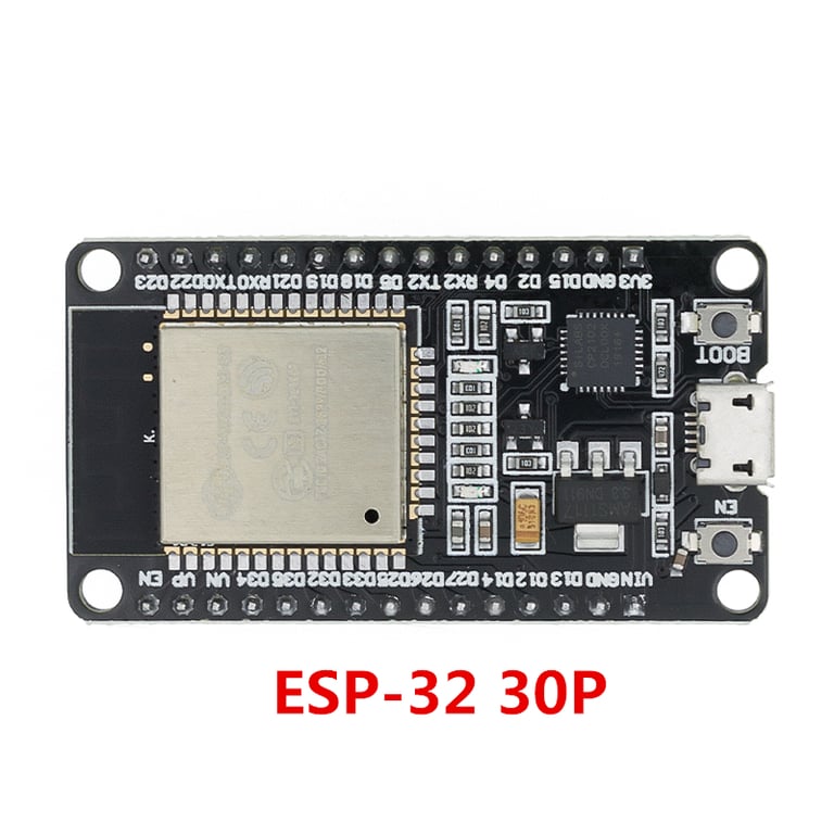 ESP32 Development Board with Powerful Dual-Core Processor, Ultra-Low Power Consumption, ESP-32S Compatibility, WiFi and Bluetooth Connectivity, and Robust Development Environment for High-Performance IoT Applications
