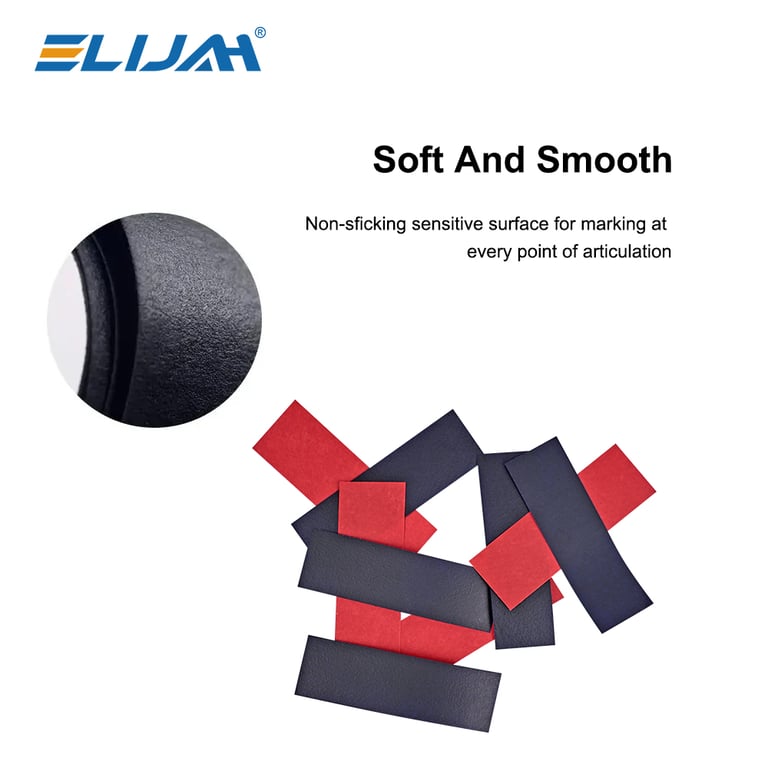 Premium Dental Articulating Paper Dentista Blue Red Double-sided Bite Strips for Accurate Teeth Adjustments and Whitening Procedures - Easy to Use, Durable and Disposable