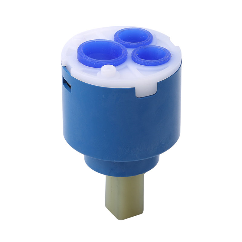 35/40mm Premium Quality Ceramic Disc Cartridge with Thermostatic Function for Mixer Faucets - Durable PP Plastic Outer Casing, Smooth Operation, Leak-Free Performance - Easy Installation and Compatibility for Safe and Comfortable Bathing Experience